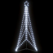 LED-kerstboom 363 LEDs koud wit 182 cm