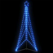LED kerstboom 182 cm blauw 363 LEDs