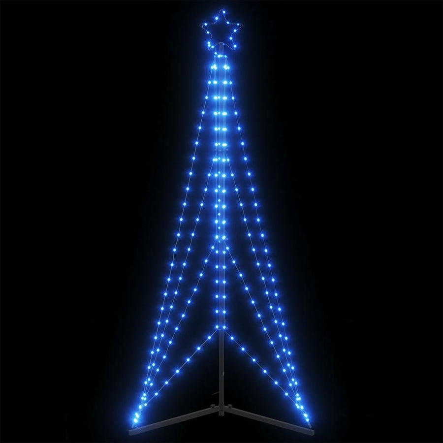 Kerstboomverlichting 363 blauwe LED's 182 cm