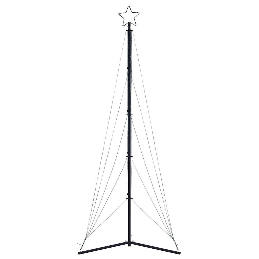 Kerstboomverlichting 525 koudwitte LED's 302 cm