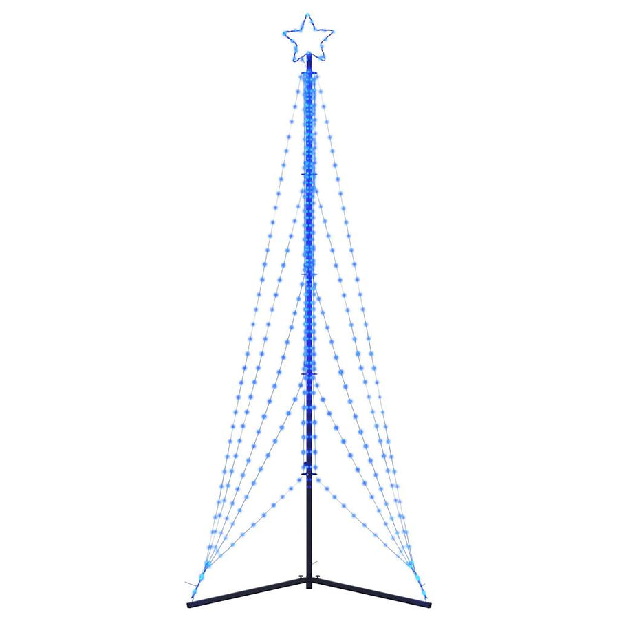 Kerstboomverlichting 525 blauwe LED's 302 cm