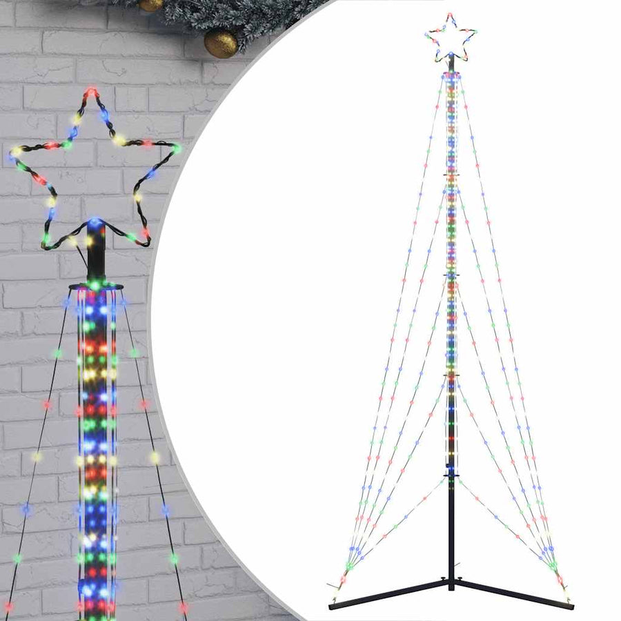 Kerstboomverlichting 525 kleurrijke LED's 302 cm