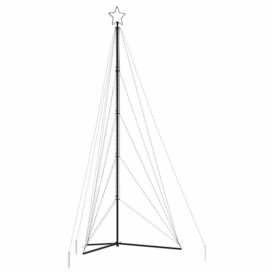 Kerstboomverlichting 615 blauwe LED's 404,5 cm