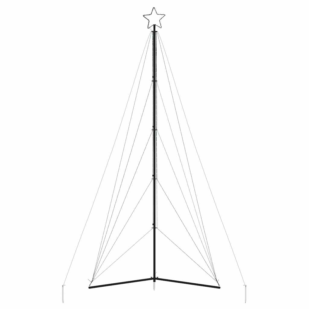 Kerstboomverlichting 615 blauwe LED's 404,5 cm