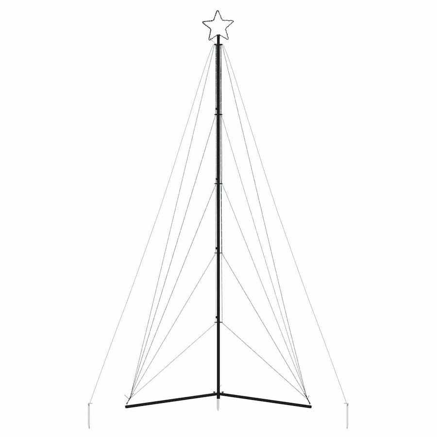 Kerstboomverlichting 615 blauwe LED's 404,5 cm