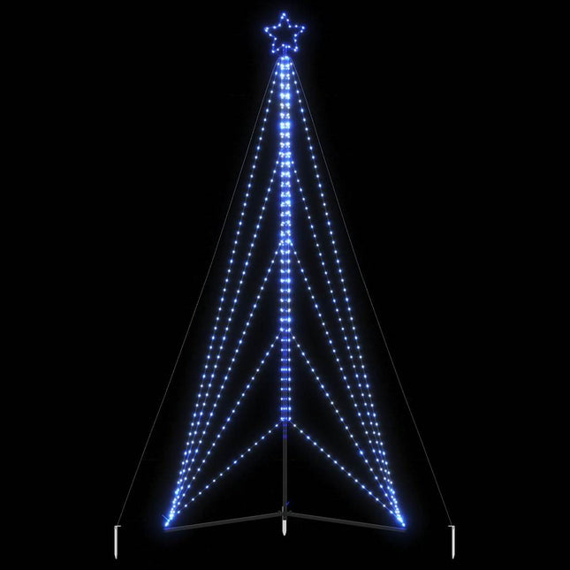 Kerstboomverlichting 615 blauwe LED's 404,5 cm