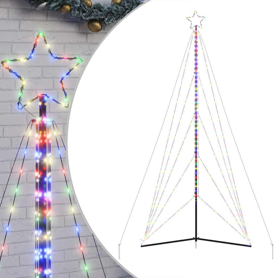 Kerstboomverlichting 615 kleurrijke LED's 404,5 cm