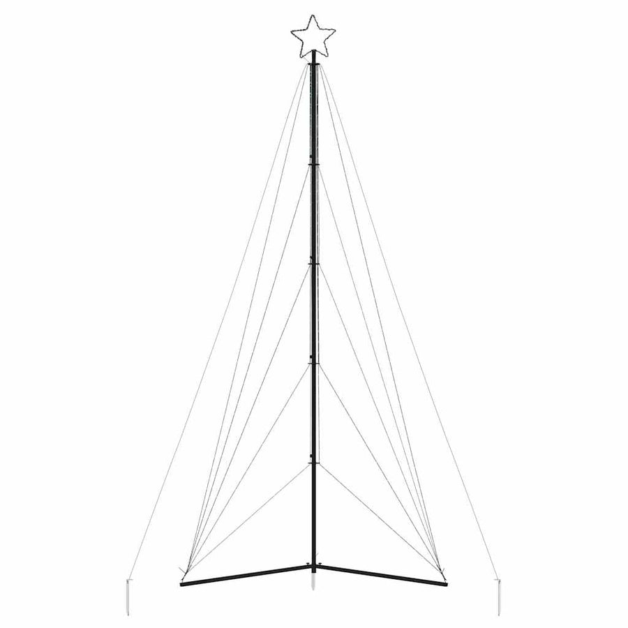 Kerstboomverlichting 615 kleurrijke LED's 404,5 cm