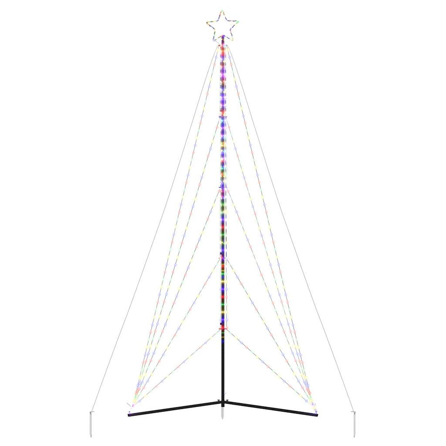 Kerstboomverlichting 615 kleurrijke LED's 404,5 cm