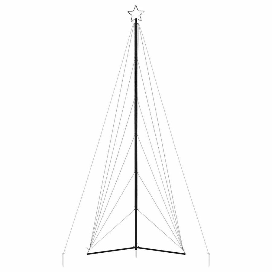 Kerstboomverlichting 861 koudwitte LED's 478 cm