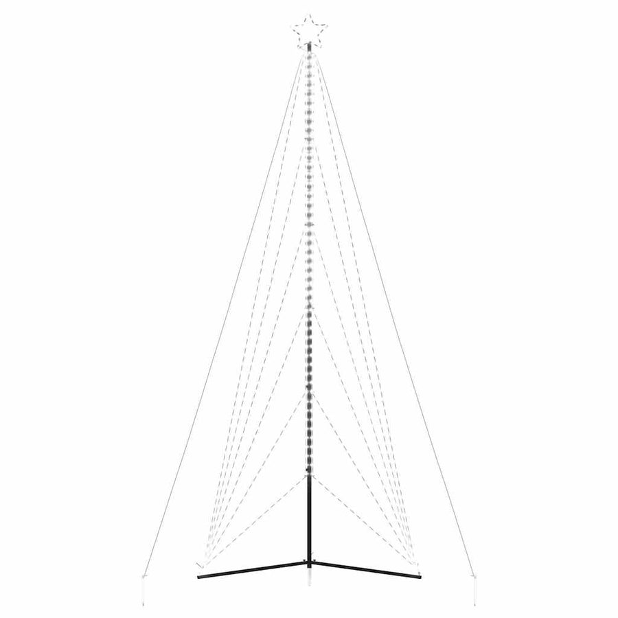 Kerstboomverlichting 861 koudwitte LED's 478 cm