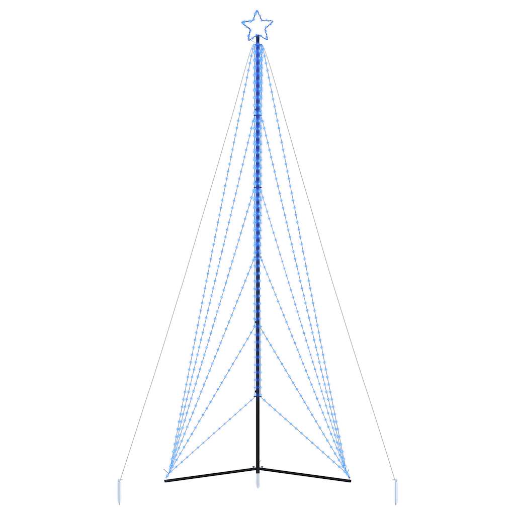 Kerstboomverlichting 861 blauwe LED's 478 cm