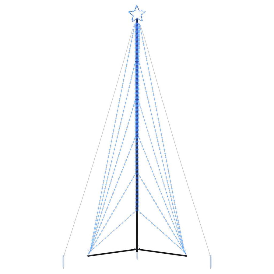Kerstboomverlichting 861 blauwe LED's 478 cm