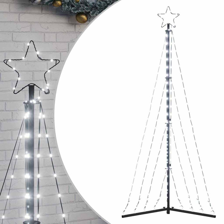 Kerstboomverlichting 339 koudwitte LED's 187 cm