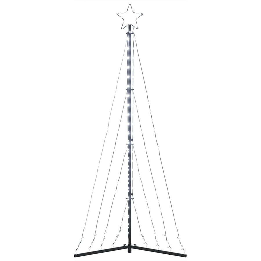 Kerstboomverlichting 339 koudwitte LED's 187 cm