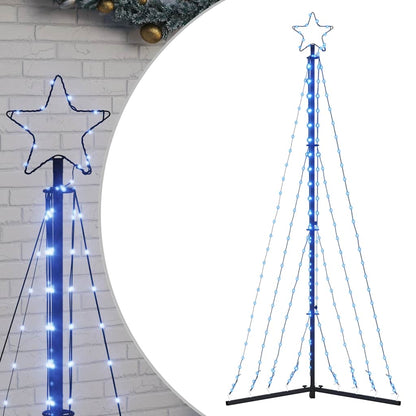 Kerstboomverlichting 339 blauwe LED's 187 cm