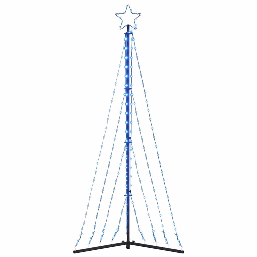 Kerstboomverlichting 339 blauwe LED's 187 cm