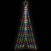 LED kerstboom 187 cm kleurrijk 339 LEDs