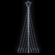 LED-kerstboom 250 cm koud wit 447 LEDs