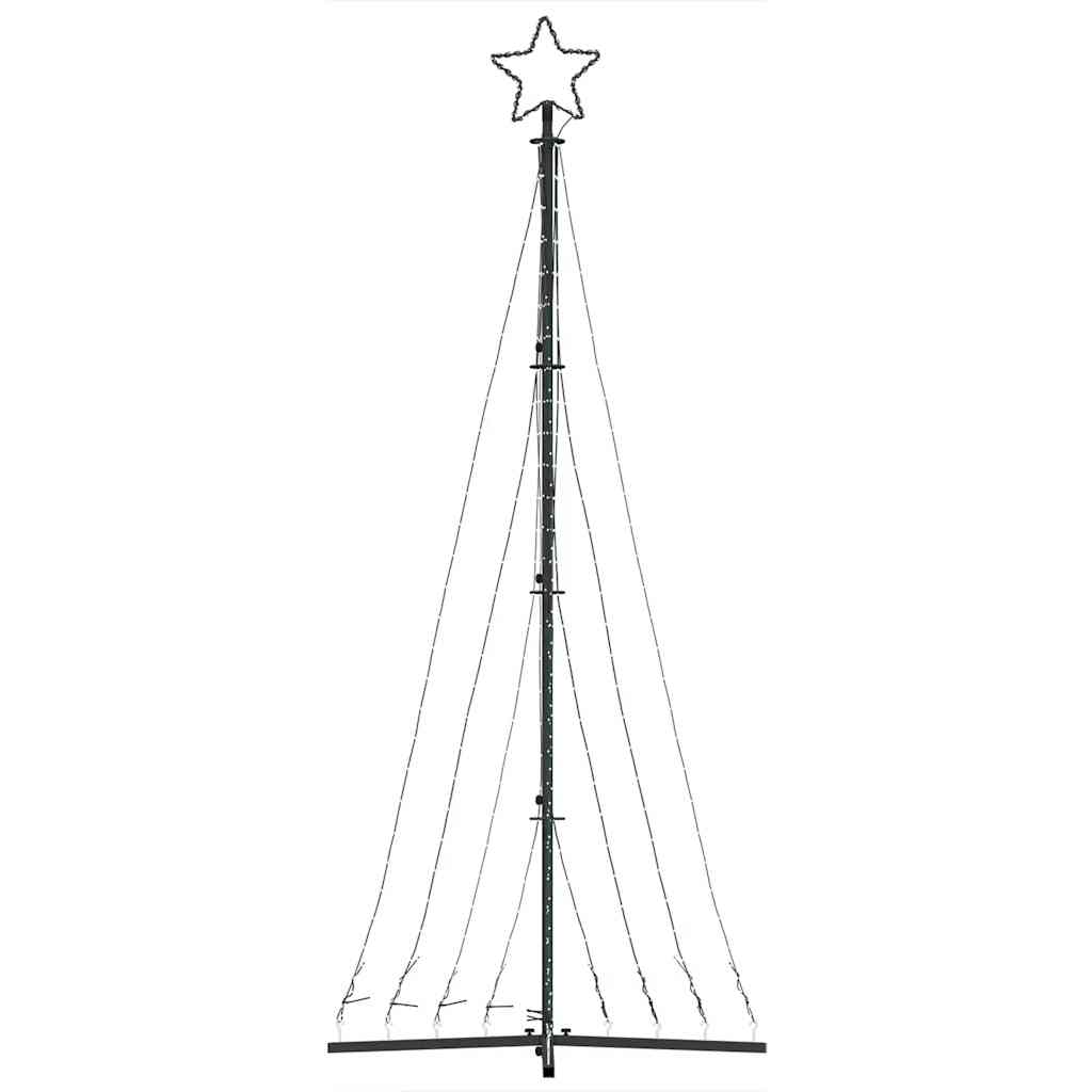 LED-kerstboom 447 LEDs kleurrijk 250 cm