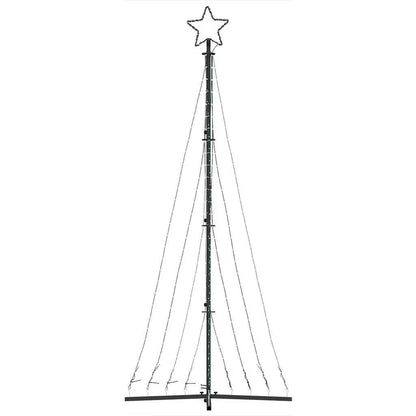 LED-kerstboom 447 LEDs kleurrijk 250 cm