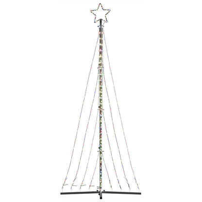 LED-kerstboom 447 LEDs kleurrijk 250 cm