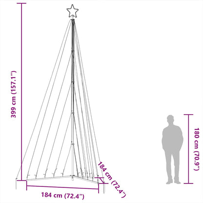 Kerstboomverlichting 570 warmwitte LED's 399 cm