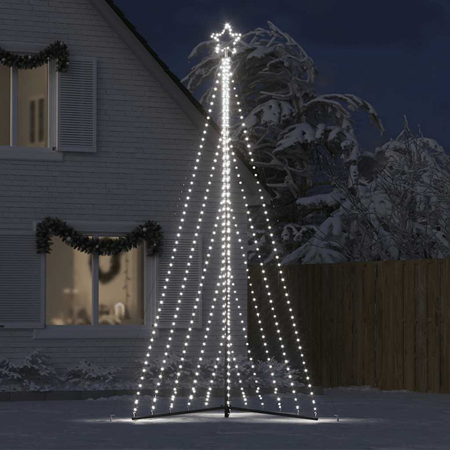 Kerstboomverlichting 570 koudwitte LED's 399 cm