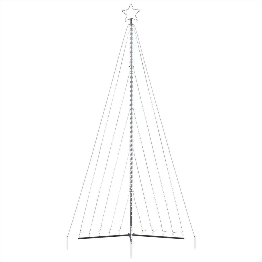 Kerstboomverlichting 570 koudwitte LED's 399 cm