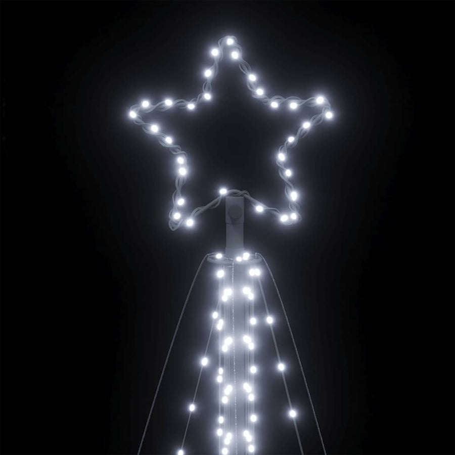 Kerstboomverlichting 570 koudwitte LED's 399 cm