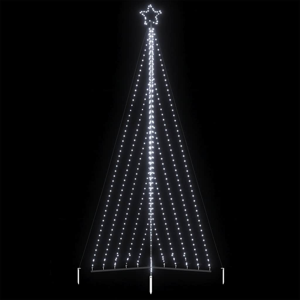 Kerstboomverlichting 570 koudwitte LED's 399 cm