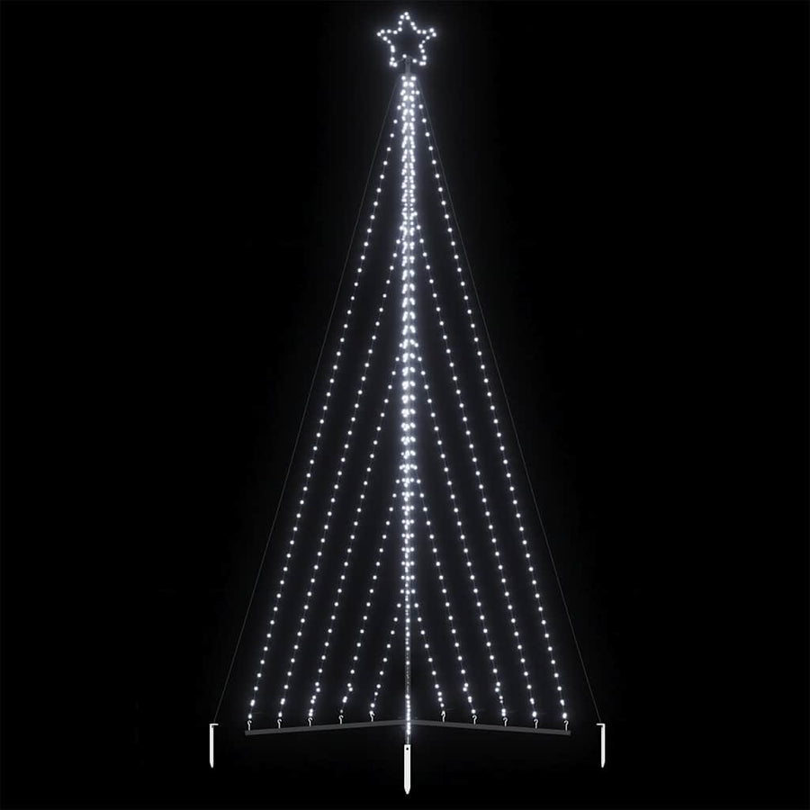 Kerstboomverlichting 570 koudwitte LED's 399 cm