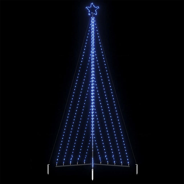 Kerstboomverlichting 570 blauwe LED's 399 cm