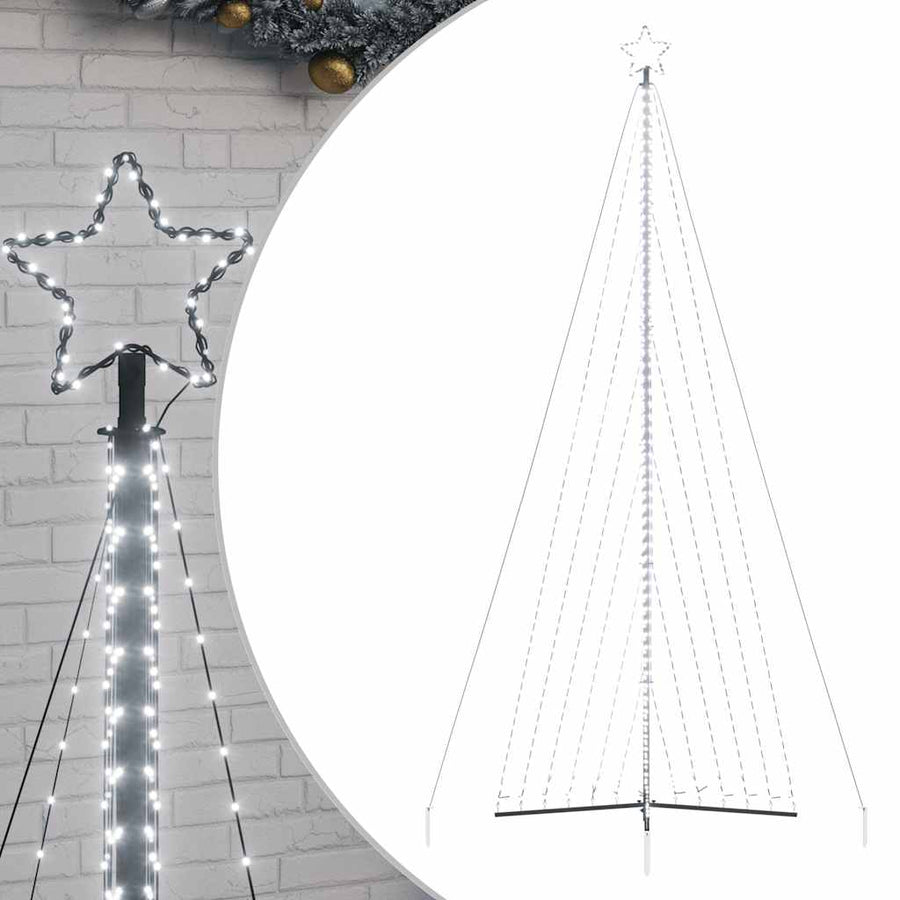 Kerstboomverlichting 789 koudwitte LED's 476 cm