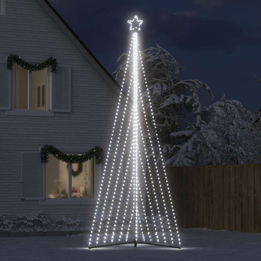 Kerstboomverlichting 789 koudwitte LED's 476 cm