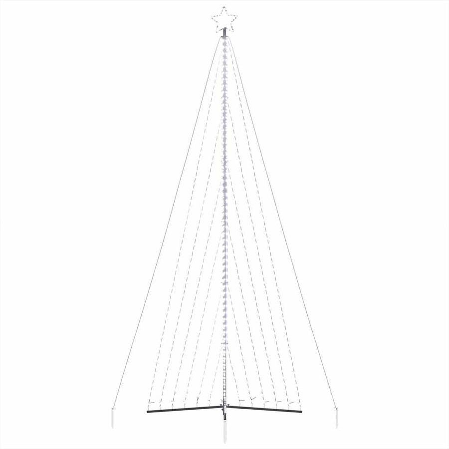 Kerstboomverlichting 789 koudwitte LED's 476 cm