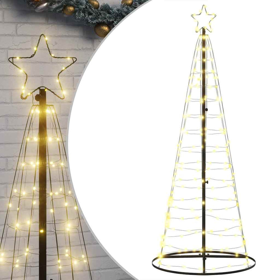 LED-kerstboom 200 LEDs warm wit 180 cm