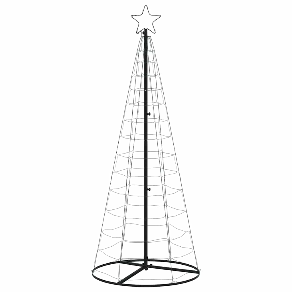 LED-kerstboom 200 LEDs kleurrijk 182 cm