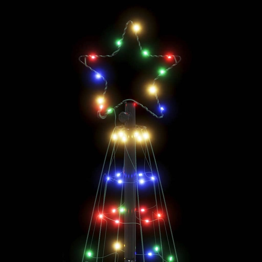 LED-kerstboom 200 LEDs kleurrijk 182 cm