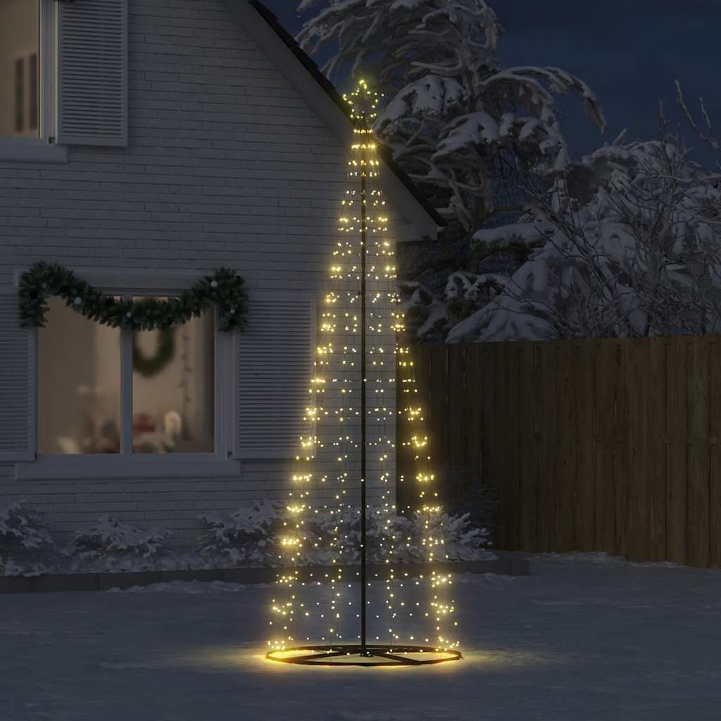 LED-kerstboom 550 LEDs warm wit 300 cm
