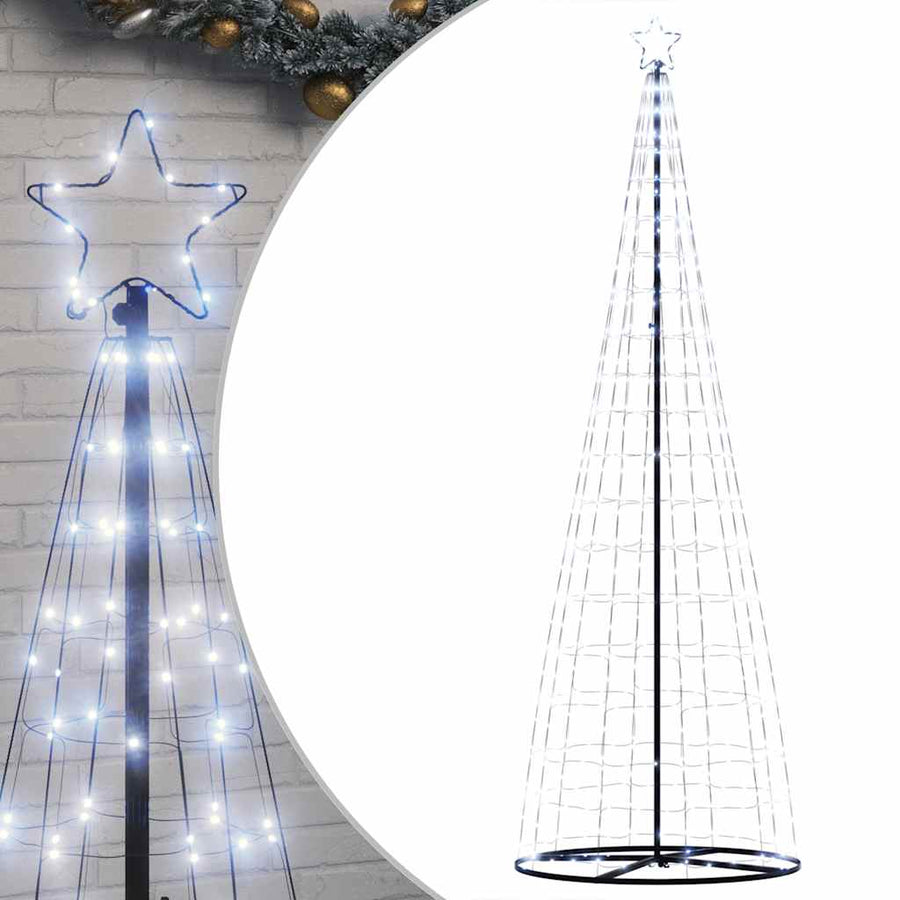 LED-kerstboom 550 LEDs koud wit 300 cm