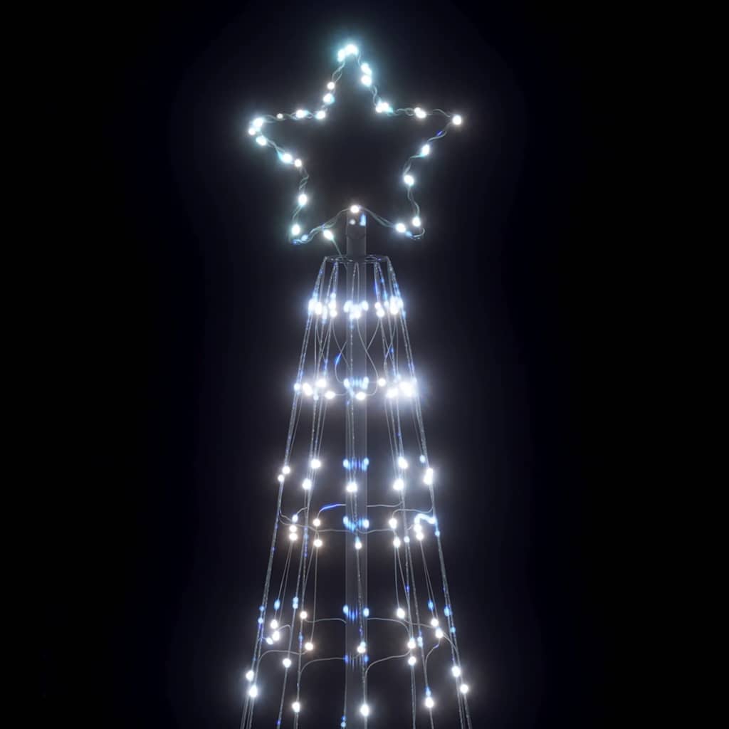 LED-kerstboom 550 LEDs koud wit 300 cm