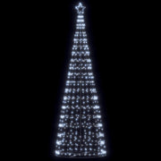 LED kerstboom 300 cm koud wit 550 LEDs