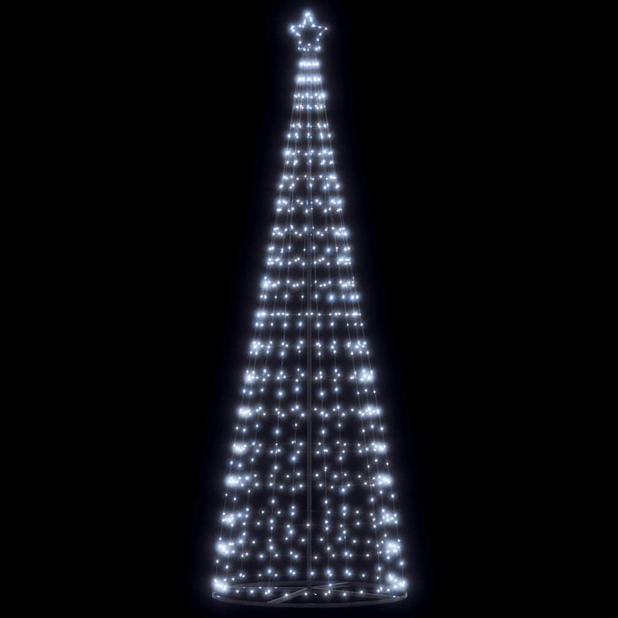 LED-kerstboom 550 LEDs koud wit 300 cm