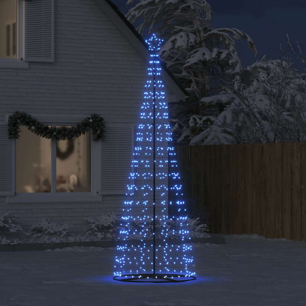 LED-kerstboom 550 LEDs 300 cm blauw