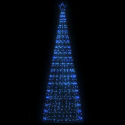 LED kerstboom 300 cm blauw 550 LEDs
