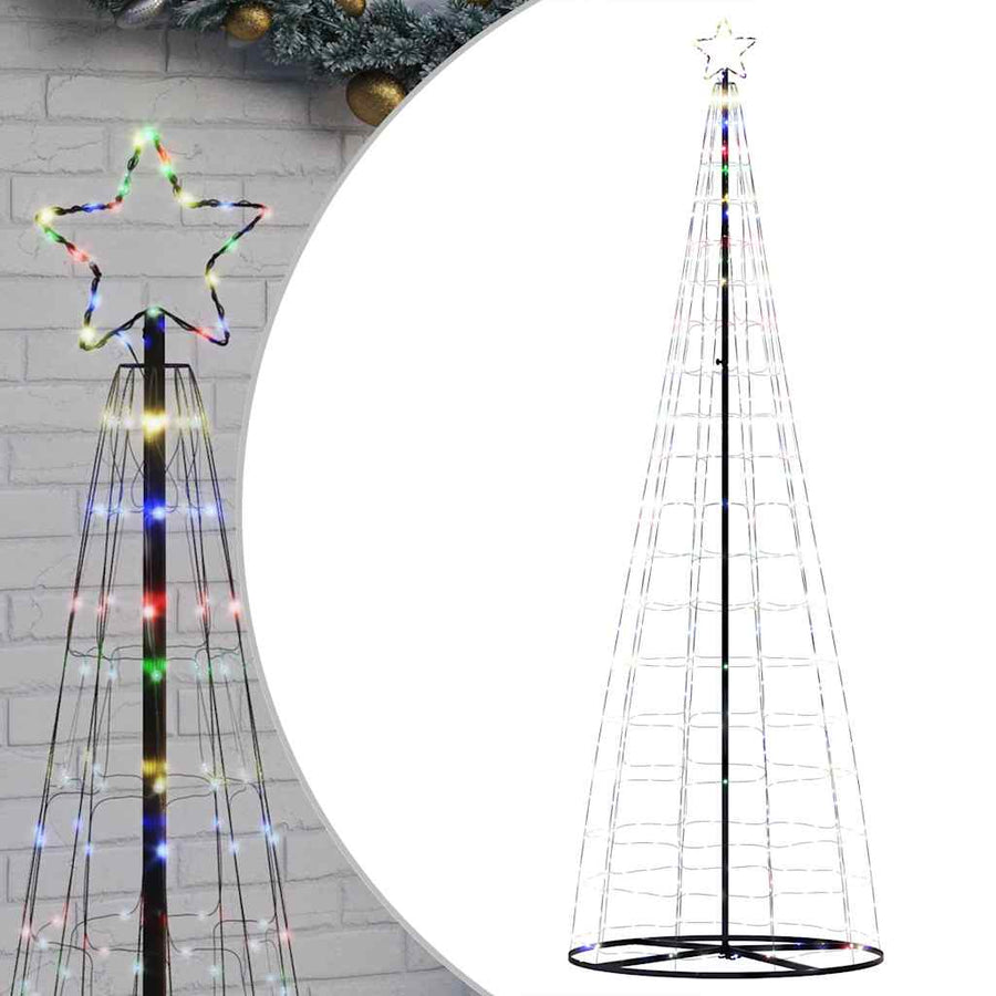 LED Kerstboom EKENAS Meerkleurig Staal Meerkleurig