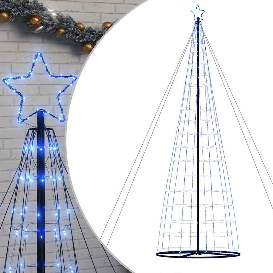 Lichtkegel 1534 blauwe LED's 503 cm
