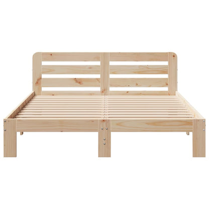 Bedframe zonder matras massief grenenhout 120x200 cm