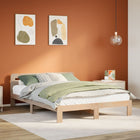 Bedframe zonder matras massief grenenhout 160x200 cm